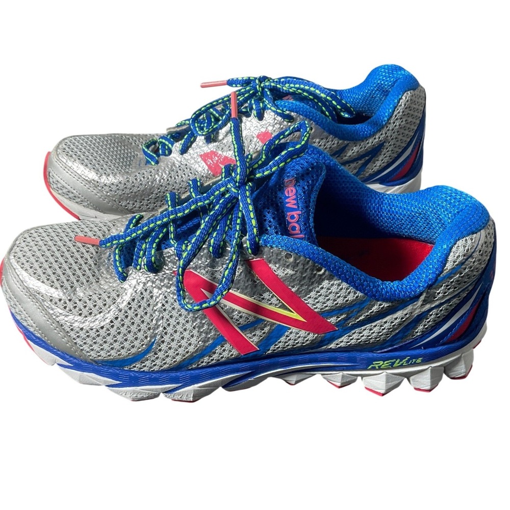 New Balance 3190 Revlite Women's Running Shoes Silver Blue Pink W3190SB1 Sz 9.5